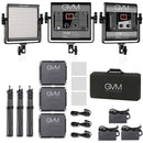 GVM GVM-560AS 30w 14.8v/110-130 2300-6800K BC 3-LED Panel Kit