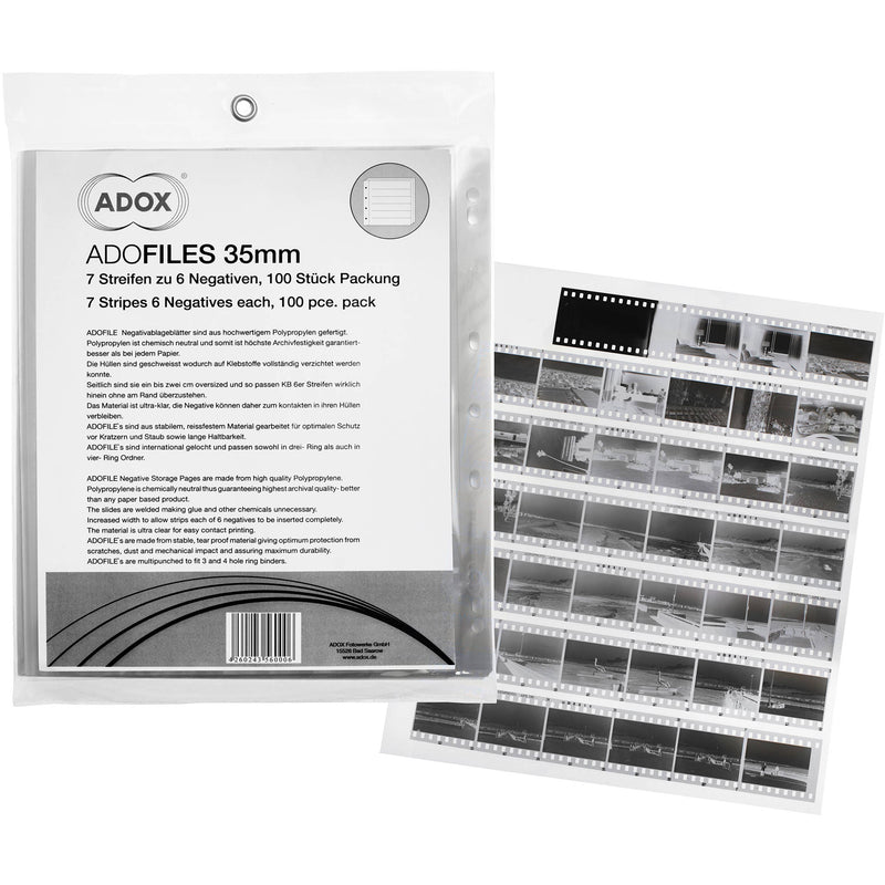 Adox ADOFILE Negative Sleeves (35mm, 100-Pack)