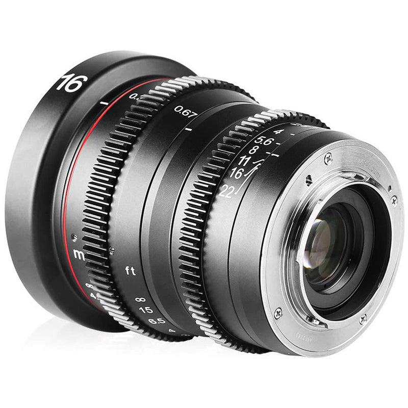 Meike 5-Lens Cinema Prime Lens Set with Hard-Shell Case (MFT Mount)