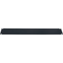 Lowell Manufacturing Rack Panel-Blank-6U, 14-Gauge Flat Steel (Black)