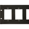 Lowell Manufacturing Rack Panel-3U - Mounts 6 - 1-Gang Devices (Black)