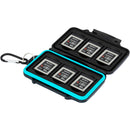 Ruggard Leda Memory Card Case for 6 XQD Cards (Black)