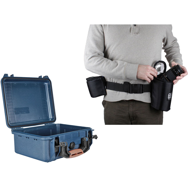 Porta Brace PB-2400E Hard Case and BP-LB47 Lens Belt Set