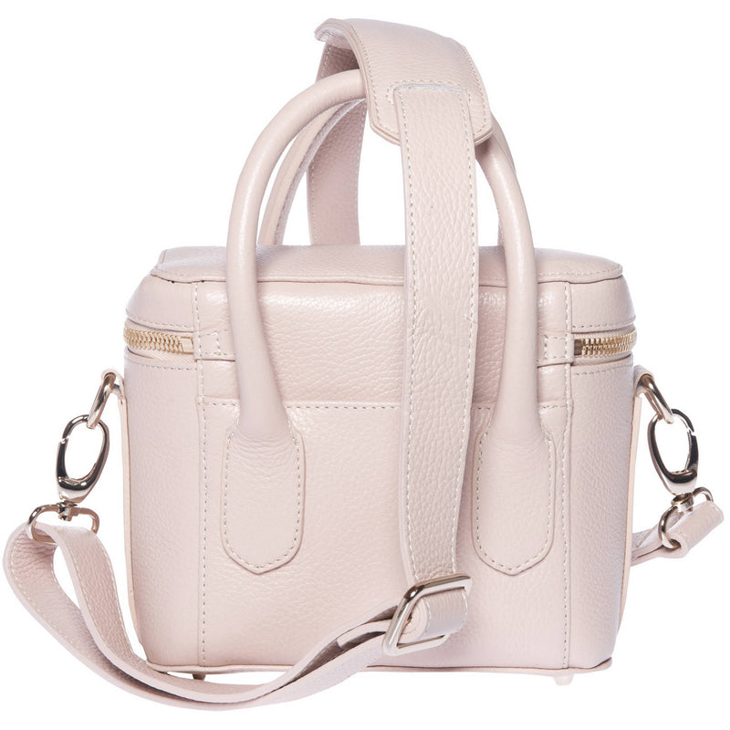 FEDERICO SERRANI Springbok Leather Camera Bag (Nude)