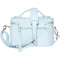 FEDERICO SERRANI Kimberley Leather Camera Bag (Aquamarine)