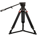 miliboo Broadcast Tripod Kit with M8 Fluid Head (Carbon Fiber)