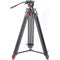 miliboo MTT602A Professional Aluminum Tripod and Fluid Head with Mid-Level Spreader