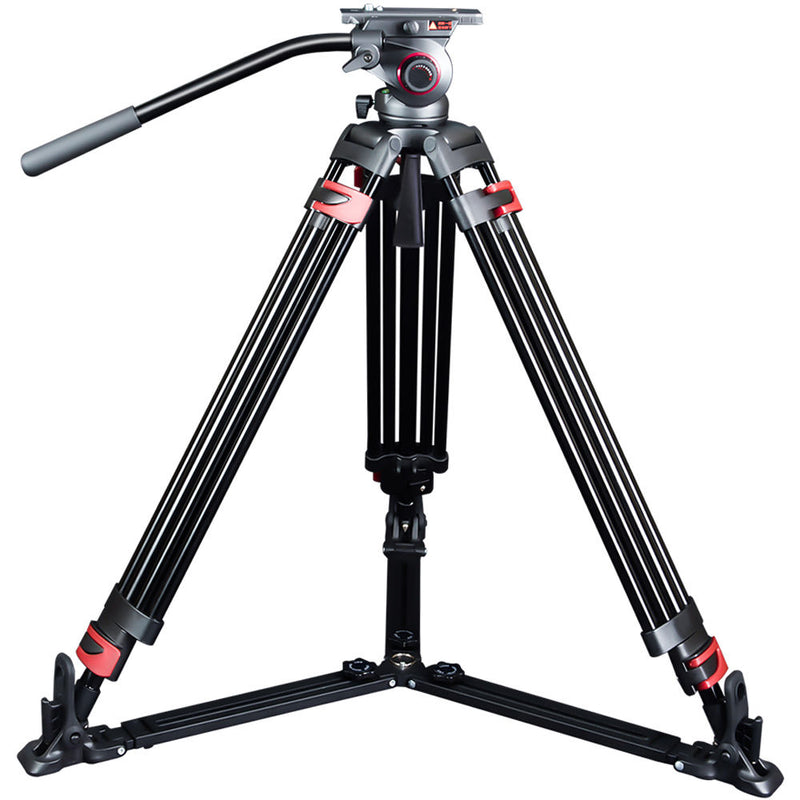 miliboo MTT609A Professional Tripod and Fluid Head with Ground Spreader (Aluminum)