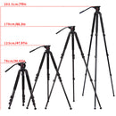 miliboo MTT702B Professional Carbon Fiber Tripod (Legs Only)