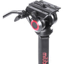 miliboo Portable Aluminum Monopod with Video Fluid Head