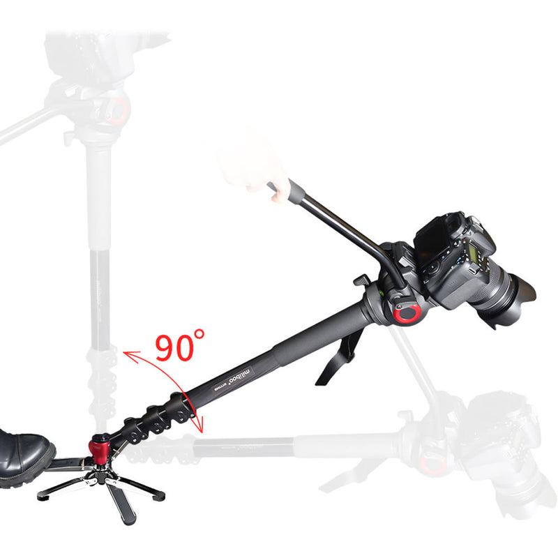 miliboo MTT705B Portable Carbon Fiber Tripod Monopod