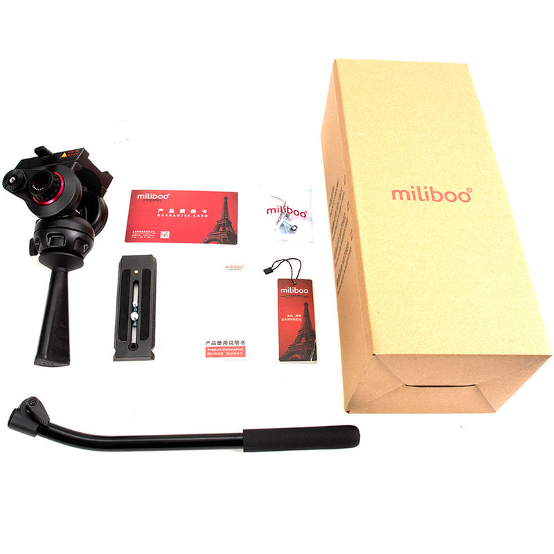 miliboo MYT803 Fluid Head with 75mm Bowl Base with Advanced Damping