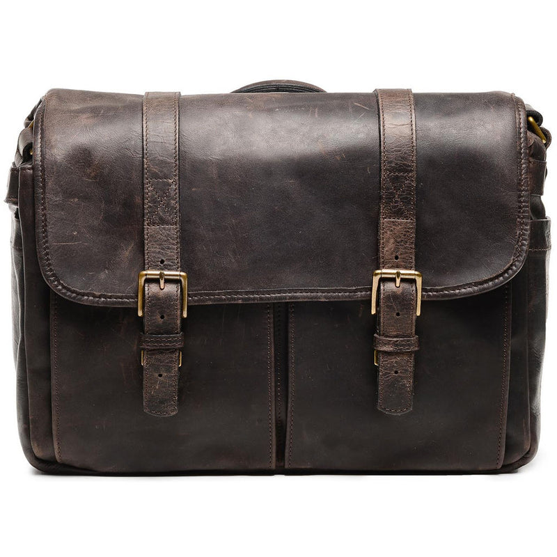 ONA Brixton Camera/Laptop Messenger Bag (Leather, Dark Truffle)