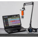 Polsen RM-650 Large-Diaphragm Condenser Mic Broadcaster Kit with Suspension Arm, Headphones & Cable