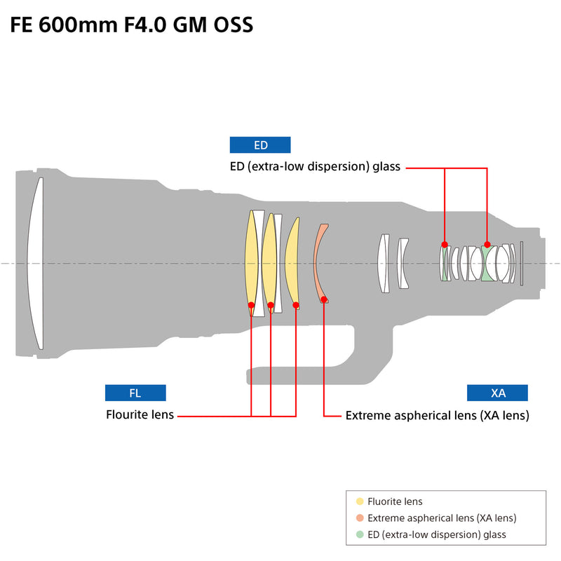 Sony FE 600mm f/4 GM OSS Lens