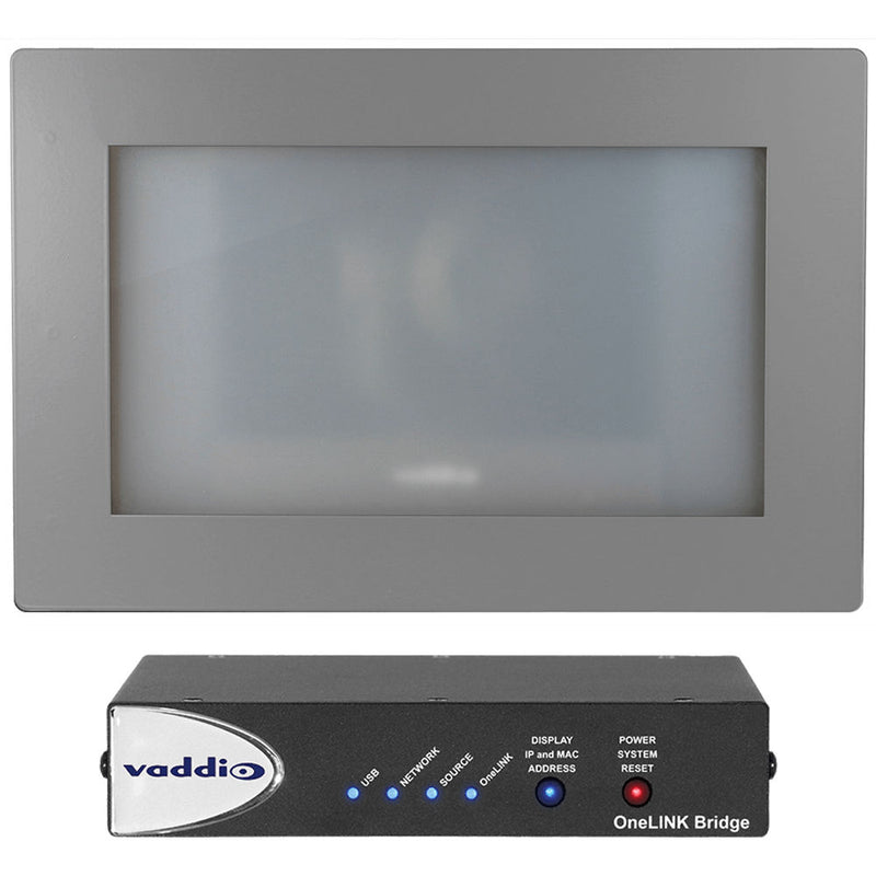 Vaddio RoboSHOT In-Wall Smart Glass OneLINK Bridge System (Primed)