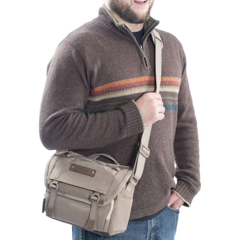 Vanguard VEO RANGE 21M Small Messenger Camera Bag (Beige Tan)