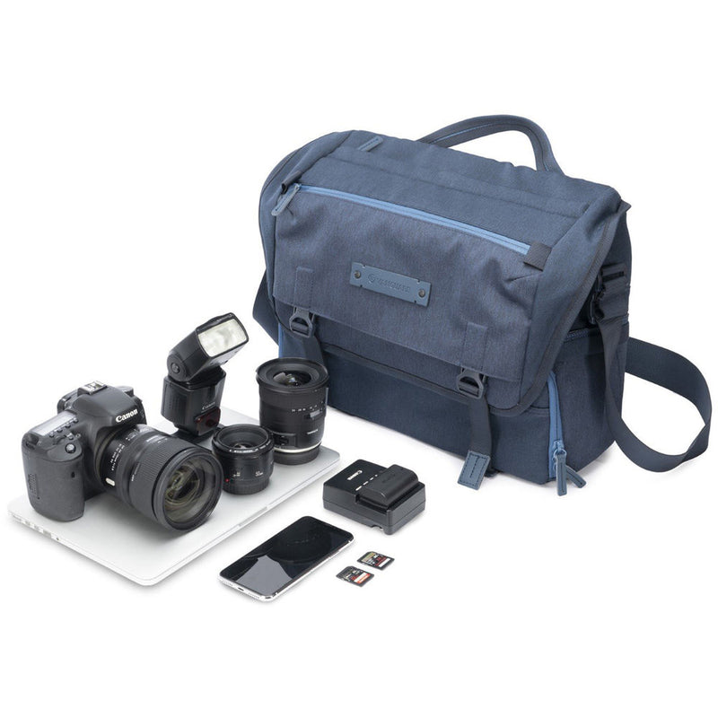 Vanguard VEO RANGE 38M Large Messenger Camera Bag (Navy Blue)