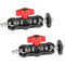 CAMVATE 1/4"-20 Mini Ball Head Extension Arm (2-Pack, Red Lever)