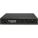 Black Box Emerald DVI KVM over IP Extender Receiver - Dual-Head V-USB 2.0 Audio, Virtual Machine Access