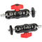 CAMVATE 1/4"-20 Mini Ball Head Extension Arm (2-Pack, Red Lever)