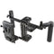 CAMVATE Director's Monitor Cage with V-Mount Splitter & Rubber Grips