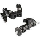 CAMVATE Super Clamp & 3.5" Arm with Dual 1/4"-20 Ball Head Mounts