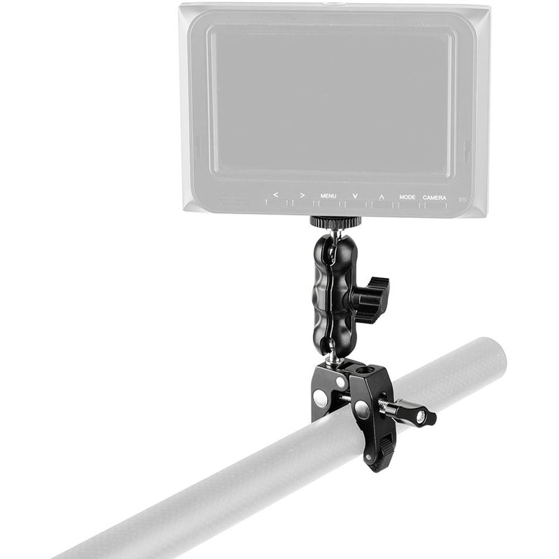 CAMVATE Super Clamp & 3.5" Arm with Dual 1/4"-20 Ball Head Mounts