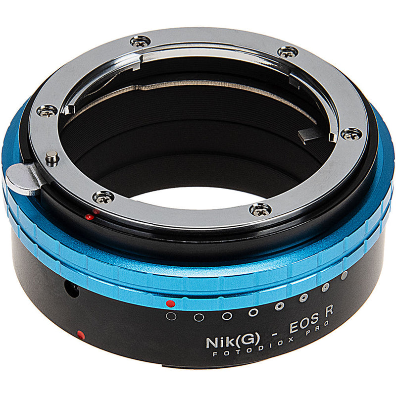 FotodioX Pro Lens Mount Adapter for Nikon Nikkor F Mount G Type D/SLR Lenses to Canon RF Mount