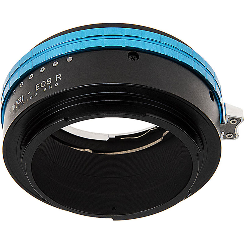 FotodioX Pro Lens Mount Adapter for Nikon Nikkor F Mount G Type D/SLR Lenses to Canon RF Mount