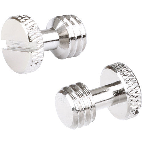 CAMVATE 3/8"-16 Slotted Knurled Captive Mounting Screws (2-Pack)