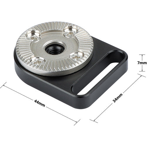 CAMVATE ARRI-Style Rosette Adapter with 1/4"-20 Mounting Screws