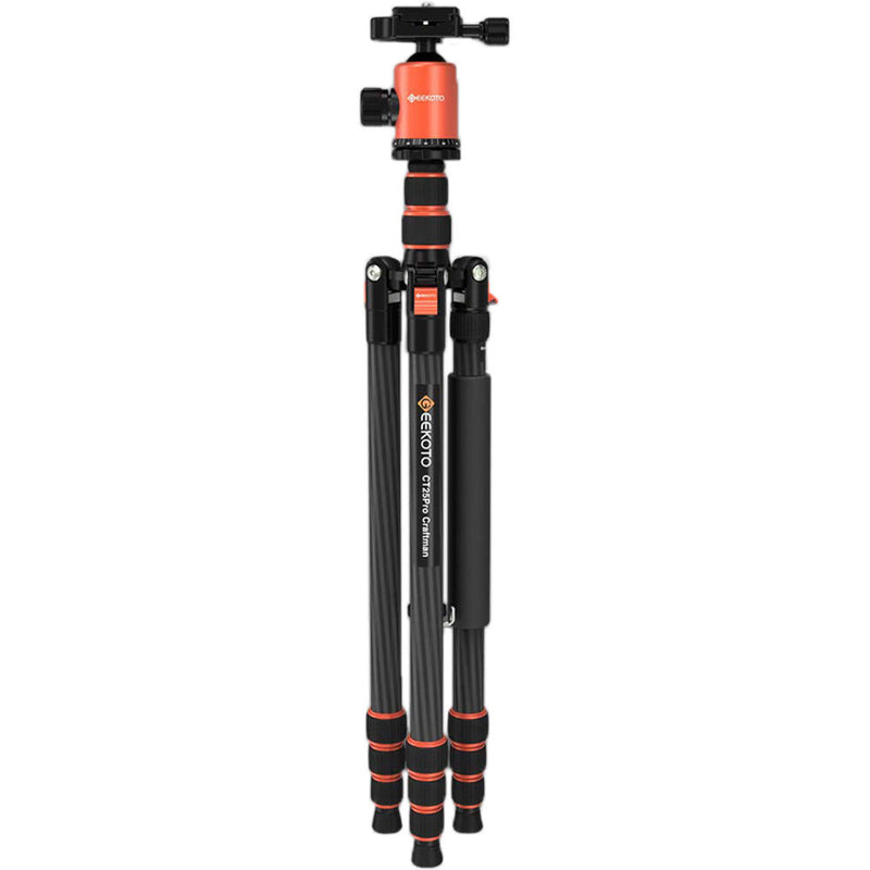 GEEKOTO CT25Pro Craftsman 79" Carbon Fiber Tripod