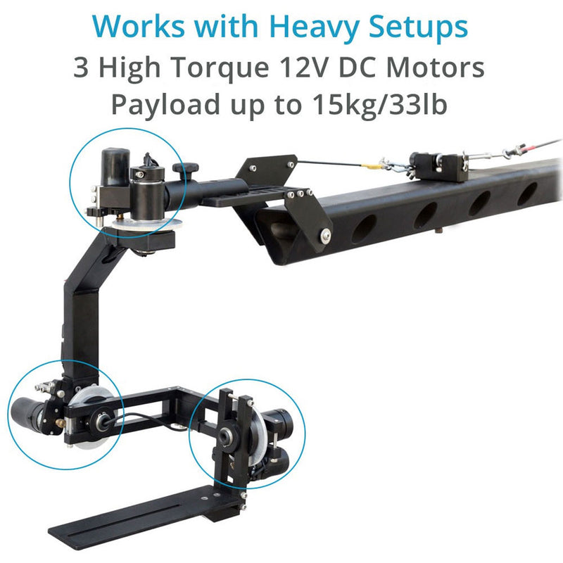 Proaim 3-Axis Motorized Dutch/Roll/Pan/Tilt Head