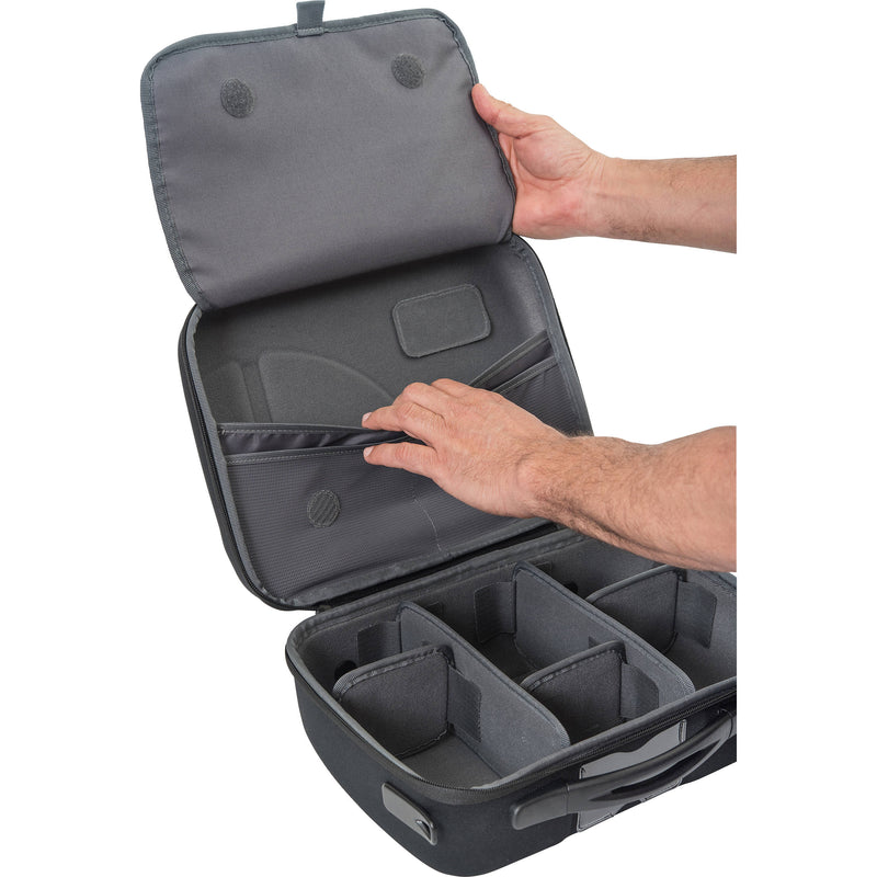 Shell-Case Hybrid 300 Model 330 Lightweight Utility Case with Pouch and Divider (Black)