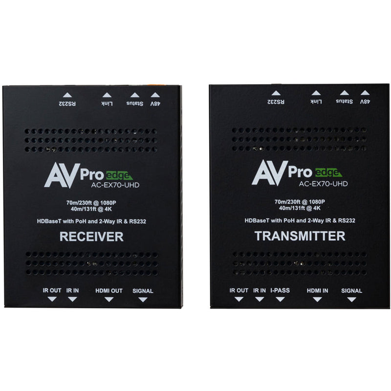 AVPro Edge Ultra Slim 4K HDMI 2.0 over HDBaseT Extender Kit (230')