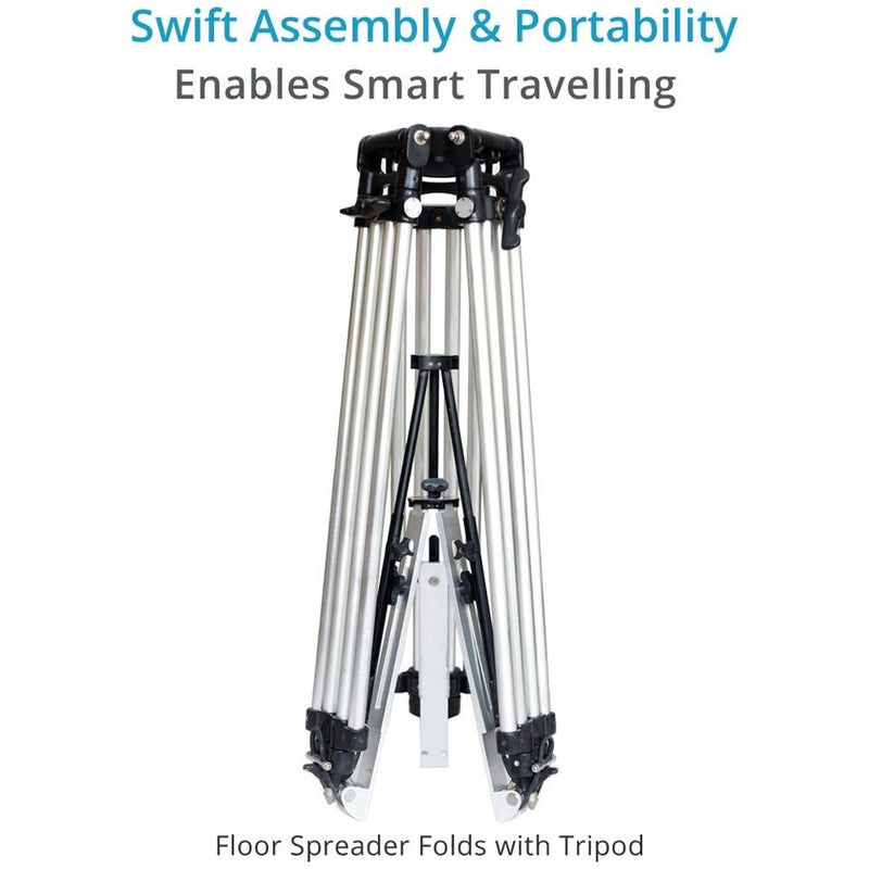 Proaim Heavy-Duty 150mm Tripod Legs with Mid & Ground Spreaders