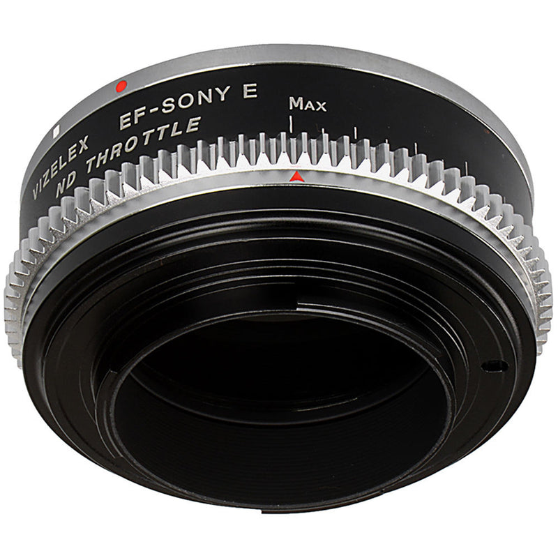 FotodioX Vizelex Cine ND Throttle Lens Mount Adapter-Canon EOS D/SLR Lens to Sony Alpha E-Mount