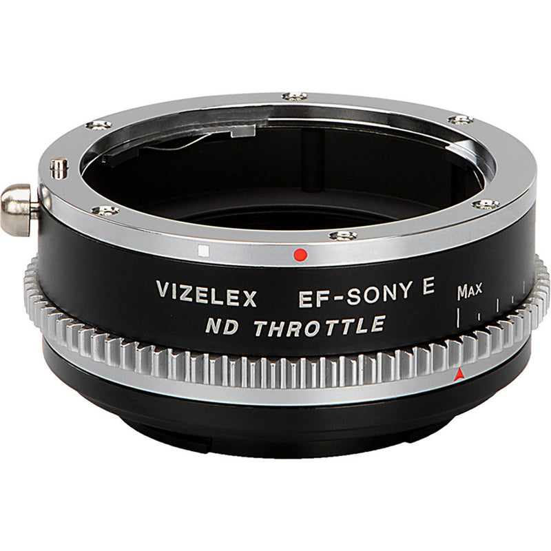 FotodioX Vizelex Cine ND Throttle Lens Mount Adapter for Canon EF-Mount Lens to Sony E-Mount Camera