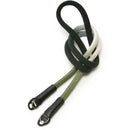 Artisan & Artist ACAM-316G Graduated-Color Silk Cord Camera Strap (Black/Khaki)