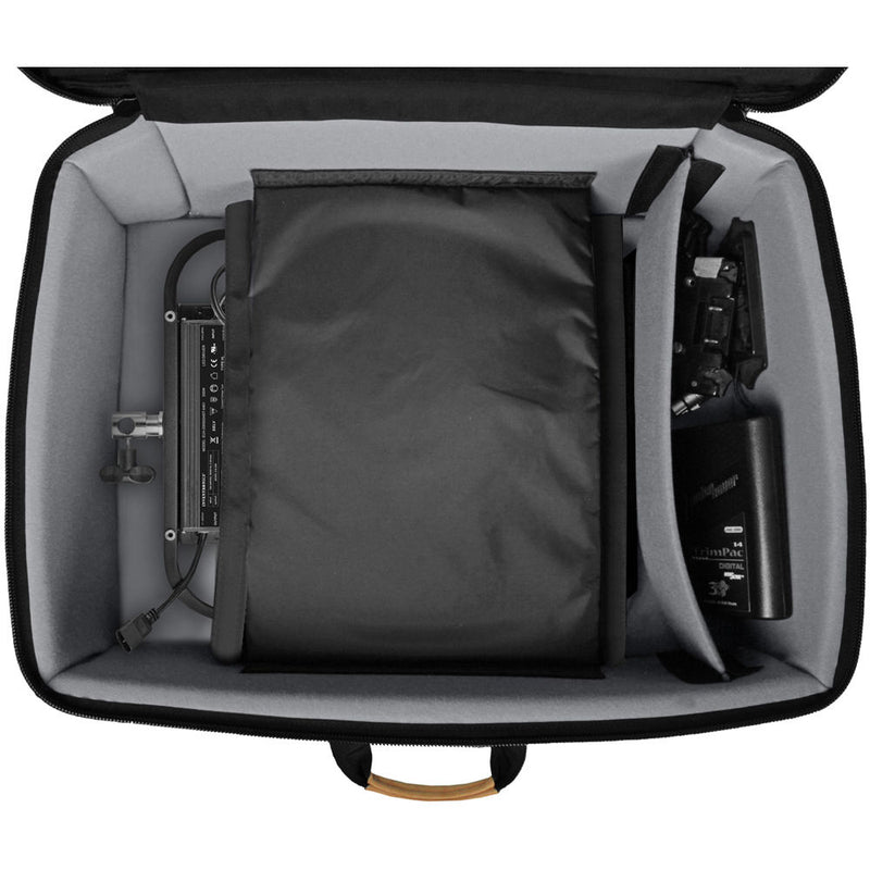 Porta Brace Soft Protective Carrying Case for 2 Gemini 1x1 LitePanels (Black)