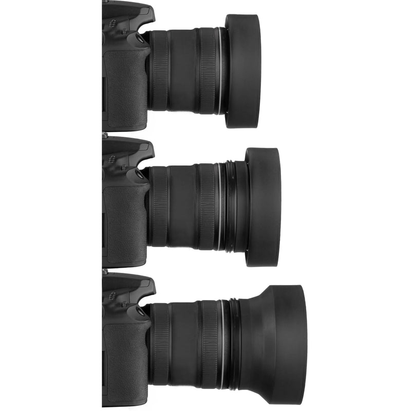 Sensei LHR2-T67 3-In-1 Rubber Lens Hood (67mm)