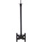 ViewZ Telescopic 3' - 8' Ceiling Mount with Length, Rotation and Tilt Adjust (Black)