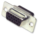 MULTICOMP SPC15367 Standard D Sub Connector, 15 Contacts, Receptacle, DA, HD D Sub Crimp Series, Metal Body, Crimp