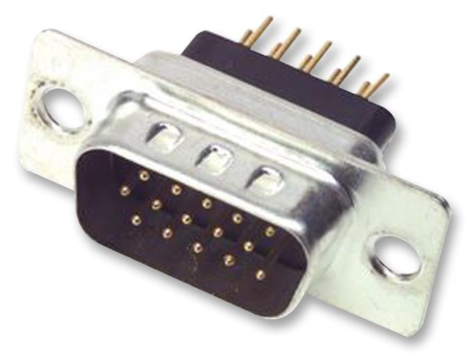 MULTICOMP SPC15402 Standard D Sub Connector, 15 Contacts, Plug, DA, HD D Sub Dip Series, Metal Body, Solder