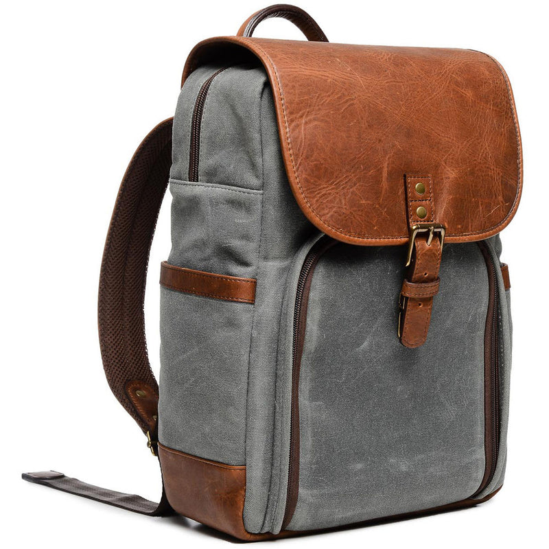 ONA Monterey Backpack (Smoke and Antique Cognac)