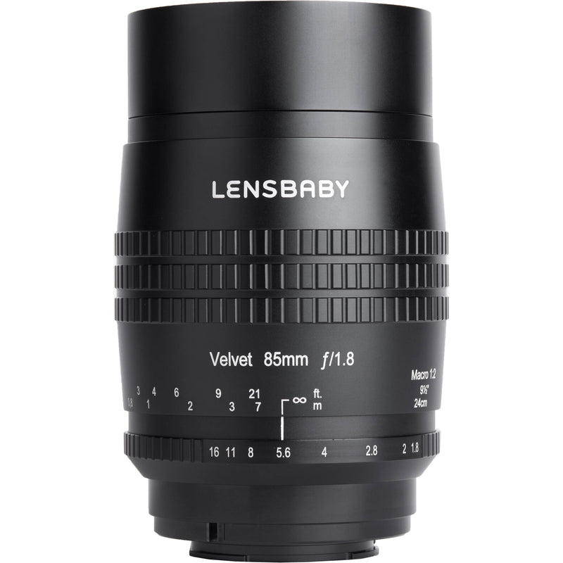 Lensbaby Velvet 85mm f/1.8 Lens for Canon EF (Silver)