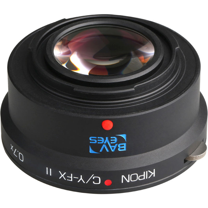 KIPON Baveyes 0.7x Mark 2 Lens Mount Adapter for Contax/Yashica-Mount Lens  to FUJIFILM X-Mount Camera