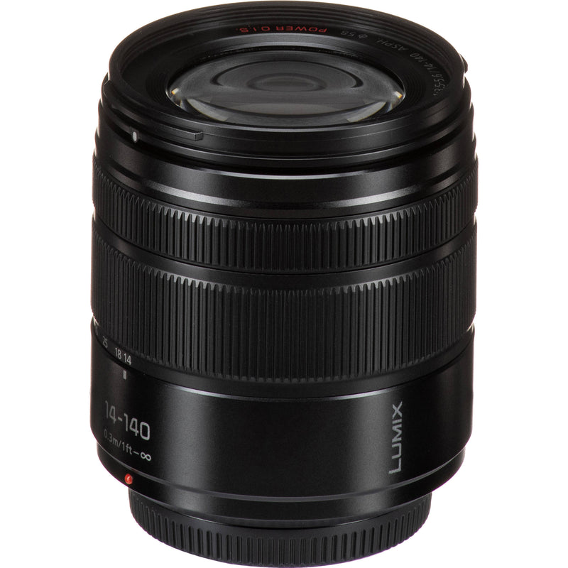 Panasonic Lumix G Vario 14-140mm f/3.5-5.6 II ASPH. POWER O.I.S. Lens with UV Filter Kit