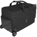 Porta Brace Dual Zipper Opening Wheeled Semi Rigid Case For Black Magic Cinema Camera